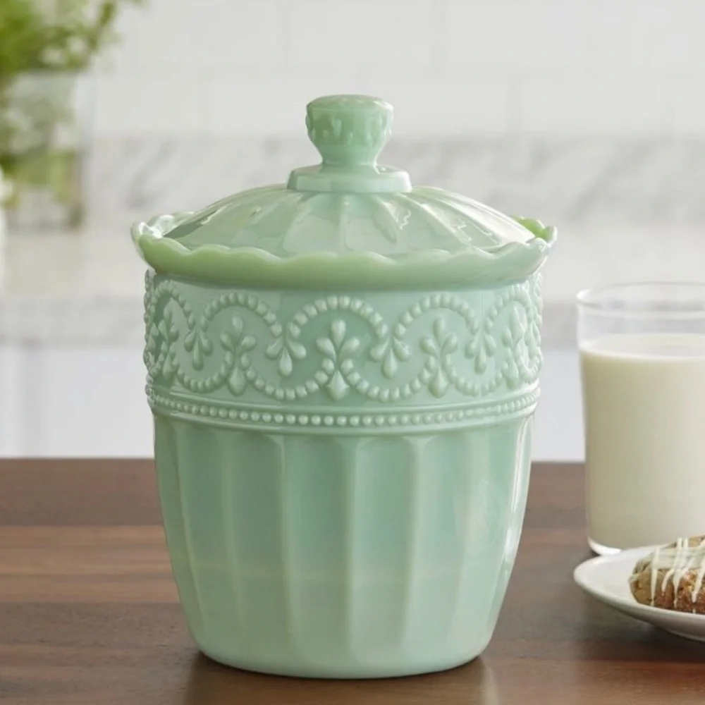 Cookie Jar 🌺 New Pioneer Woman Timeless Beauty 9.8-Inch Cookie Jar - Picture 3 of 10